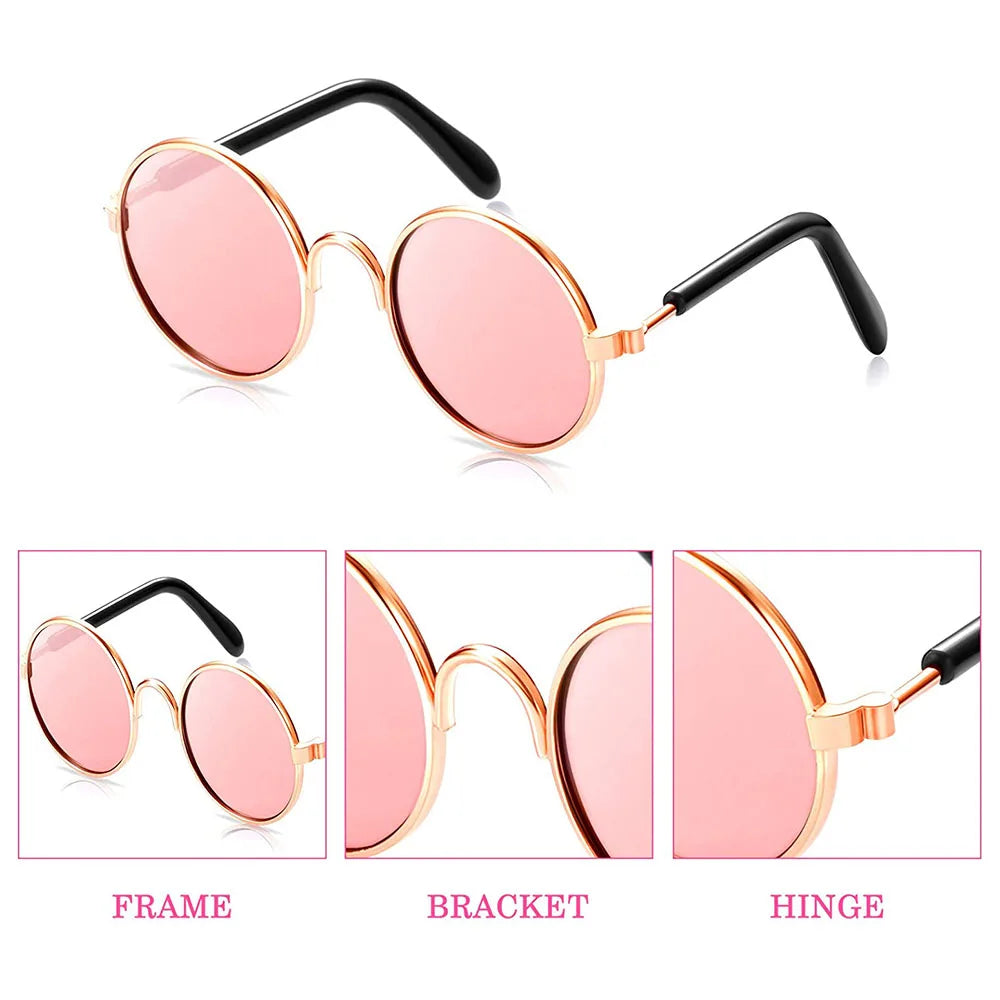 Round Metal Cat Classic Retro Sunglasses